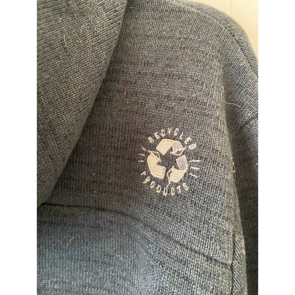 Picture Organic Marco Jacket recycled poly polartec Men's medium blue and gray - Picture 3 of 9